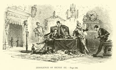 Indolence de Henri III - French School