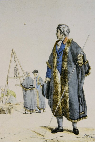 Inspecteur des Poids et Mesures en Pologne, vers 1817 - French School