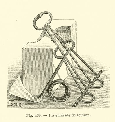 Instruments de torture - French School