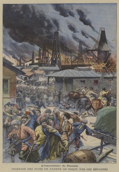 Insurrection dans le Caucase - French School