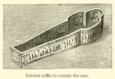 Cercueil intérieur pour contenir le cas - French School