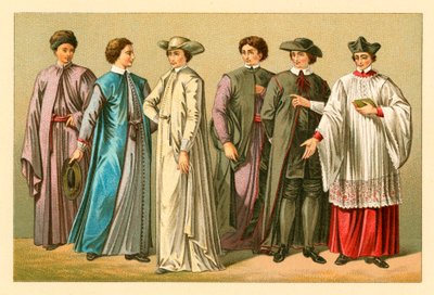 Costume italien - French School