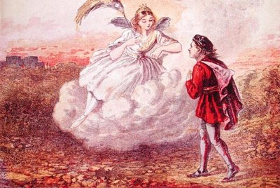 Jacques et la fée, illustration pour le conte 