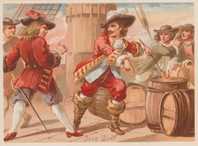 Jean Bart, commandant naval et corsaire français de la fin du 17ème siècle - French School