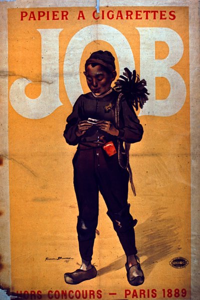 Papier à cigarettes Job, 1895 - French School