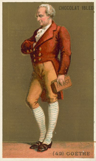 Johann Wolfgang von Goethe, poète, romancier et dramaturge allemand - French School