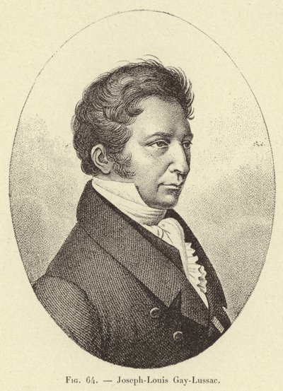 Joseph-Louis Gay-Lussac (gravure) - French School