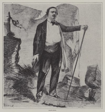 Joseph Darcier, chanteur, acteur et compositeur français - French School
