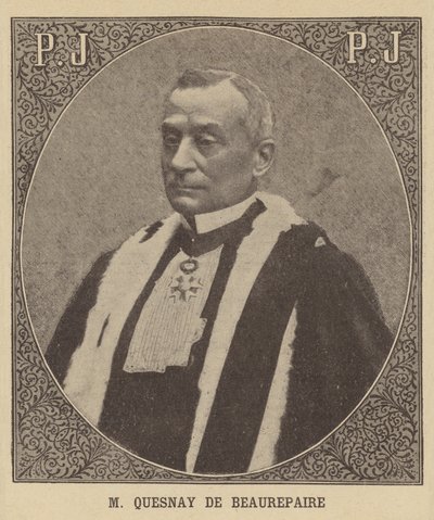 Jules Quesnay de Beaurepaire, juge français - French School