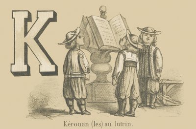 K : Les Kérouan au lutrin - French School
