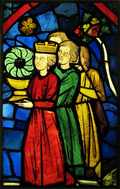 Le roi Louis IX portant la couronne d