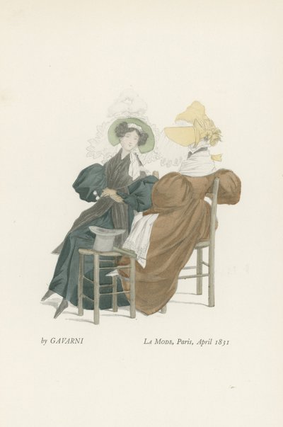 La Mode, Paris, avril 1831 - French School