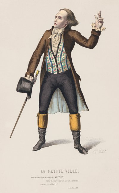La Petite Ville, Acte II, Scène XVII - French School