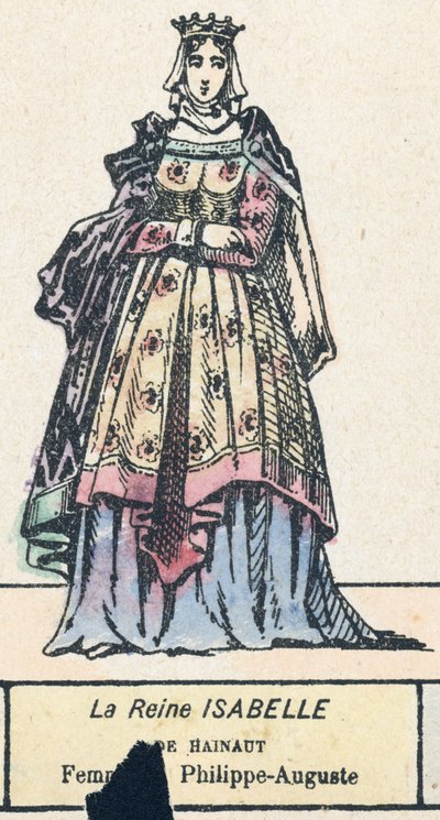 La Reine Isabelle de Hainaut, Femme de Philippe-Auguste - French School