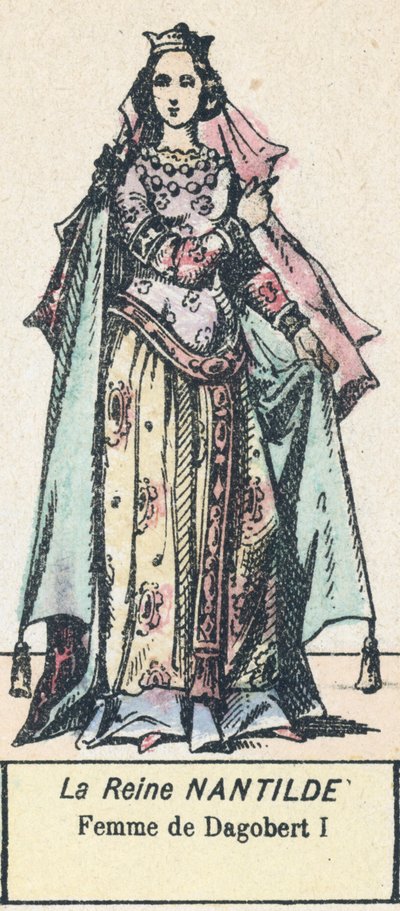 La reine Nantilde, femme de Dagobert I - French School