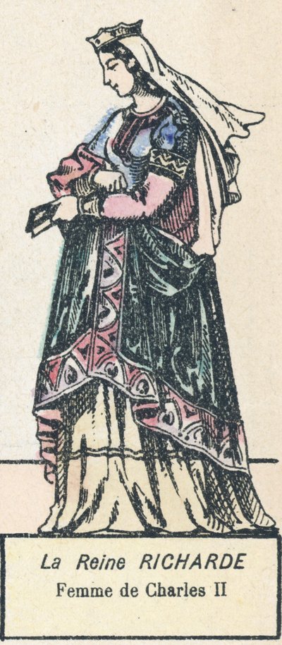 La Reine Richarde, Femme de Charles II - French School
