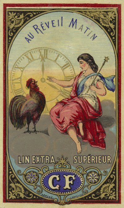 Étiquette pour Au Réveil Matin - French School