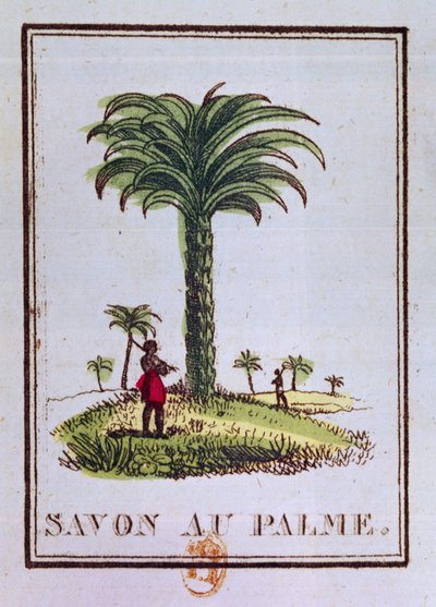 Étiquette pour un savon parfumé à l