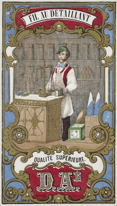 Étiquette pour fil des détaillants - French School