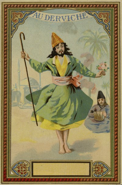 Étiquette pour fil du Derviche - French School