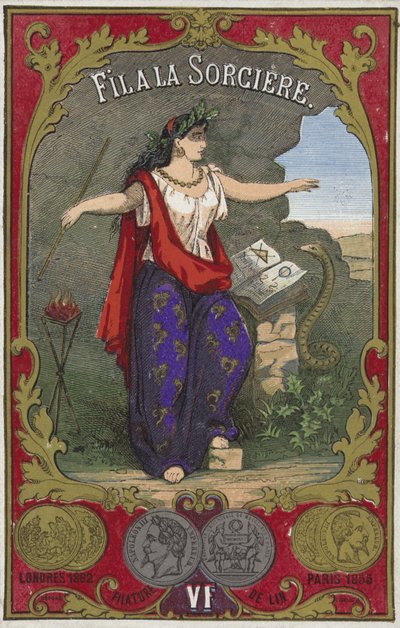 Étiquette pour fil de sorcière - French School
