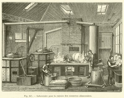 Laboratoire pour la cuisson des conserves alimentaires - French School