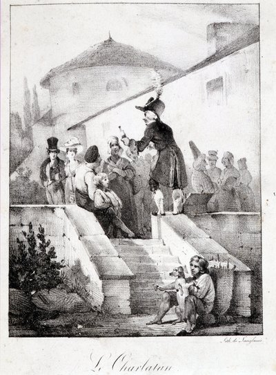 Le Charlatan (vendeur de produit miracle) - French School