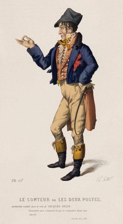Le Conteur ou Les Deux Postes, Acte III, Scène XIII - French School