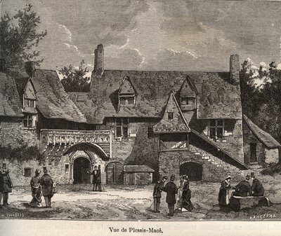 Le Plessis-Macé - Maine-et-Loire, région Pays de la Loire (gravure dans 
