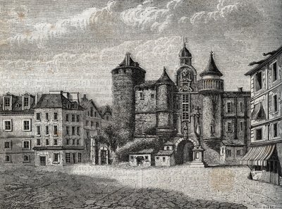 Le Vieux Paris - le Grand Châtelet - Gravure dans « Histoire physique, civile et morale de Paris : depuis les premiers temps historiques jusqu