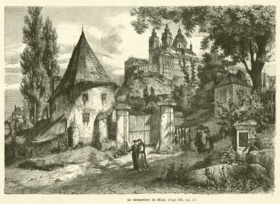 Le monastere de Melk - French School