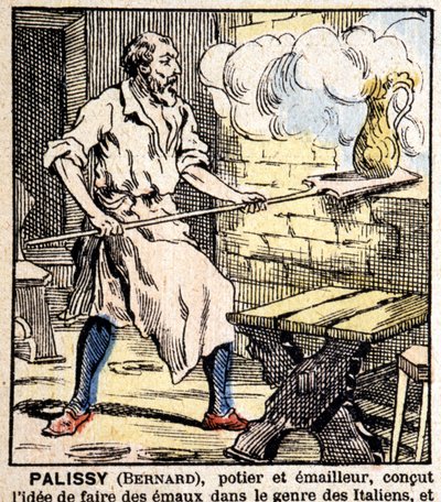 Le potier émailleur Bernard Palissy - imagerie d