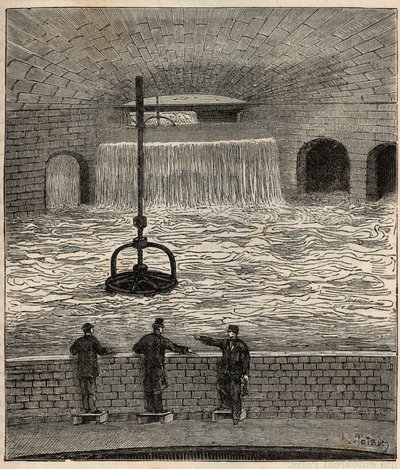 Le réservoir de Montsouris (réservoir de la Vanne), l