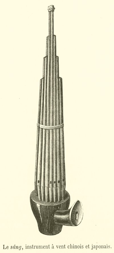 Le sang, instrument à vent chinois et japonais - French School
