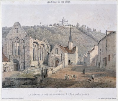 Abbaye de Léhon et chapelle Beaumanoir près de Dinan - French School
