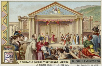 Carte Liebig représentant la Passion d