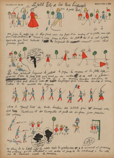 Le petit Toto et les trois brigands - French School