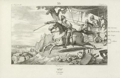 Lothaire de France mène son armée à l