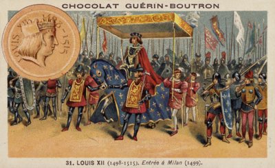Louis XII de France entrant à Milan - French School