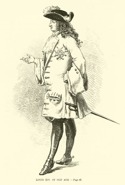 Louis XIV en vieillesse - French School