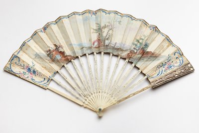 Éventail période Louis XVI, dernier quart du XVIIIe siècle - French School