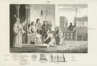 Louis X de France émancipe les serfs, 1315 - French School