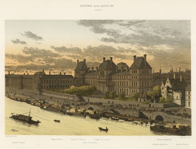 Louvre sous Louis XIV, 1663 - French School