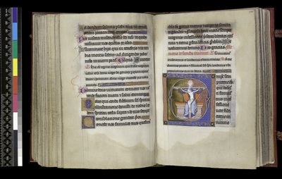MS 300 f.197v-198r, Suffrage à la Trinité, du Psautier et Heures d