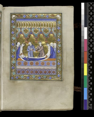 Enterrement de David, du Psautier et Heures d
