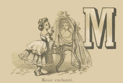 Miroir enchanté - French School