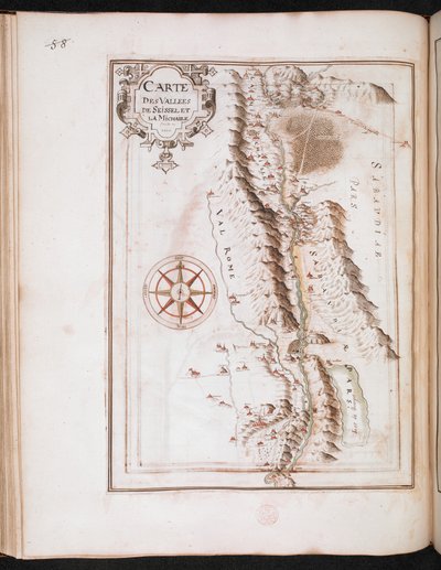 Carte de la vallée de La Michaille, de 