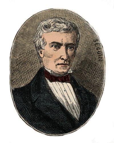 Marc Seguin (1786-1875) architecte et ingénieur - Gravure dans "Sciences à la portée de tous - physique et chimie populaires" par Alexis Clerc - Fin du 19e siècle - Collection privée - French School