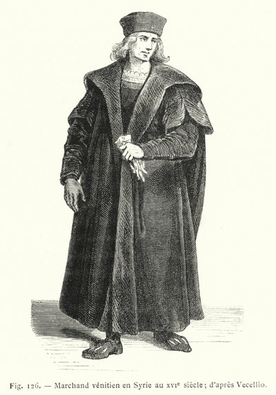 Marchand vénitien en Syrie au XVIe siècle (d