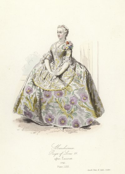 Marquise, règne de Louis XV de France - French School
